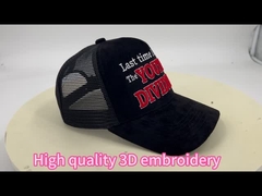 Suede Trucker Hat